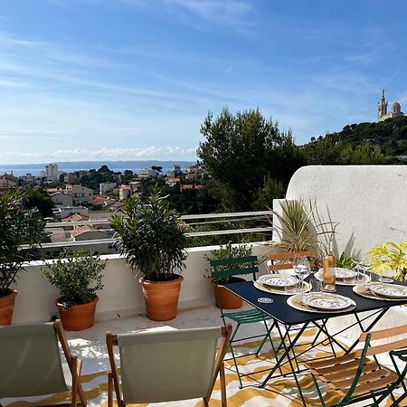 Charmant Studio-Terrasse Vue Mer Marsiglia Esterno foto